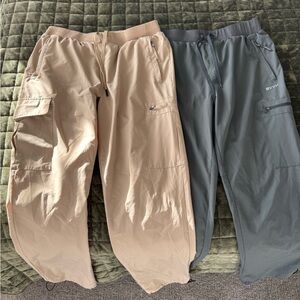 Women's BVVU Joggers - Beige and Gray